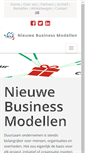 Mobile Screenshot of nieuwebusinessmodellen.nl